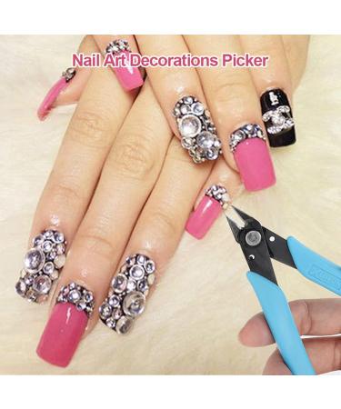 Nail diagonal pliers rhinestone remover nail cutter scissors manicure tool nail art manicure pedicure nail accessories - Buy Online on GoSupps.com