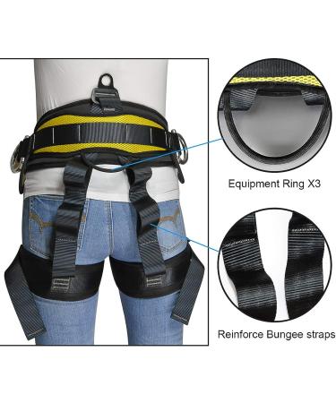 Large Safety Seat Belt for Tree Climbing & Outdoor Training | HeeJo Climbing Gear - Buy Online on GoSupps.com