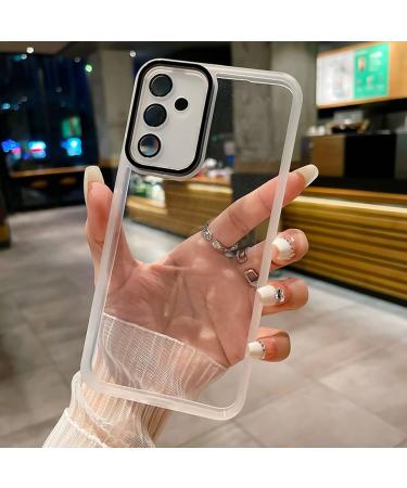 Tivenfezk nadoli clear case for xiaomi redmi note 11s back case case scratch -resistant with camera protective film shockproof protective cover tpu bumper transparent xiaomi redmi note 11s white