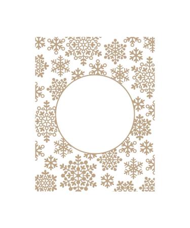 Spellbinders Snowflake Sparkle Background Glimmer Hot Foil Plate  Metal