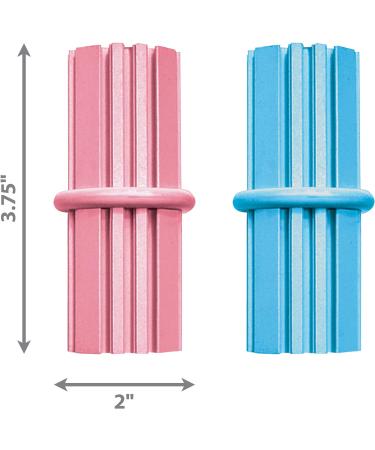 KONG Puppy Teething Stick - Teeth Cleaning Chew Toy for Medium Puppies (Assorted Colors) - Buy Online on GoSupps.com