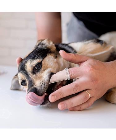 12Pcs Dog Finger Toothbrush Transparent Dog Toothbrush Set Cat Dog Silicone Finger Toothbrush Easy Pets Teeth Cleaning Toothbrush for Dogs Cats Dental Care - Buy Online on GoSupps.com