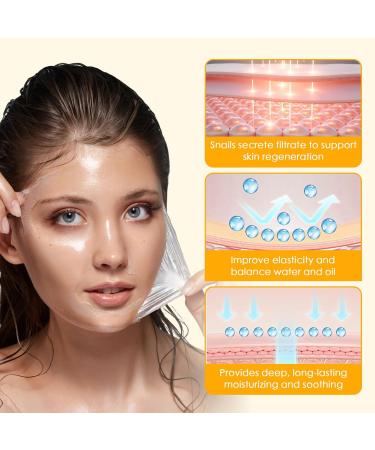 HOUSN Collagen Night Wrapping Mask 75 ml snail slime mask collagen Overnight Wrapping Peel Off facial mask organic facial mask for the face elasticity and moisture - Buy Online on GoSupps.com