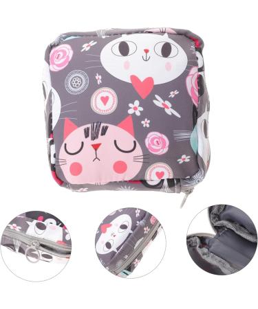 Shop Healeved 2S Aunts Towel Storage Bag for Women - Moon Pads Holder & Bandage Box - Travel & Breastfeeding Essential 13x13cm - Buy Online on GoSupps.com
