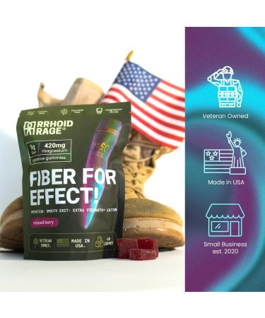 Fiber Extra Strength Gummies with Magnesium Citrate Extra Strength Gut & Digestive Support Mixed Berry Flavor Daily Wellness Supplement 60 Gummies (3) Mixed Berry 20 Count (Pack of 3) - Buy Online on GoSupps.com