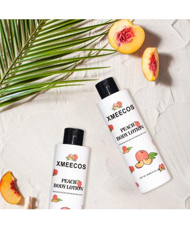 Peach Body Lotion - Hydrating Moisturizer for Dry Skin | Brightening Lightweight Formula | Improve Skin Tone - Buy Online on GoSupps.com