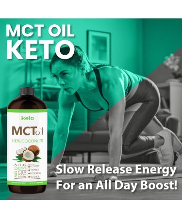 Keppi Keto 32oz Flavorless MCT Oil - Non GMO Project Verified, Gluten-Free & Certified Paleo, Keto, Kosher, Halal - Buy Online on GoSupps.com