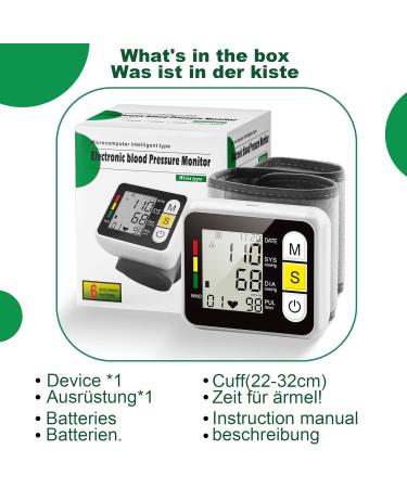 Buy Accurate Blood Pressure Meters - Wrist & Upper Arm Devices with Memory & Positioning Sensor - International Shipping Available - Buy Online on GoSupps.com