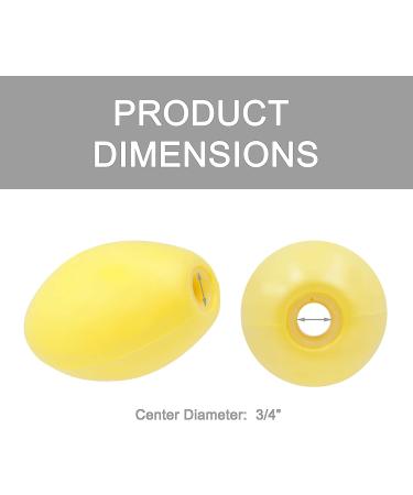 Pack of 2 Yellow Deep Water Floats for Enhanced Water Safety - Buy Online on GoSupps.com