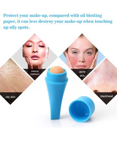 Coniya Oil-Absorbing Volcanic Facial Scooter - Reusable Mini Massage Tool for Oil Control | Blue | At Home & On-the-Go - Buy Online on GoSupps.com