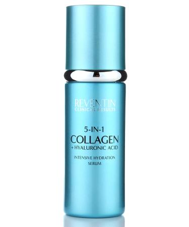 Reventin Collagen Serum with Hyaluronic Acid 1.5 Fl Oz. Hydrating serum targets dry skin, wrinkles, expression lines around lips.