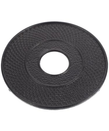 Coffee Mug Holder Coffee Mug Rack Cast Iron Trivet Pot Mat Iron Pot Holders Large Round Coasters for Hot Pot and Pan Pads Tea Ceremony Kit Coffee Decor Coffee Cup Holder/484 Black