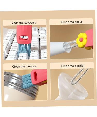 3 PCS Gap Cleaning Brush 3 in 1 Water Bottle Cleaner Brush Portable Bottle Cleaning Brush Rotating Bottle Brush Multifunctional Bottle Brushes for Cleaning Home Daily UseGap Cleaning Brush Water B - Buy Online on GoSupps.com