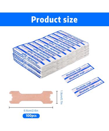 100 Nose Strips - Snoring Stopper | Breathe Better Relieve Clogged Nose & Improve Sleep - Buy Online on GoSupps.com