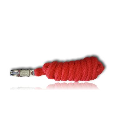 Leading knit with panic hooks for horse - binding trick in different stylish designs leading leash tie rope pony donkey goat (red) - Buy Online on GoSupps.com