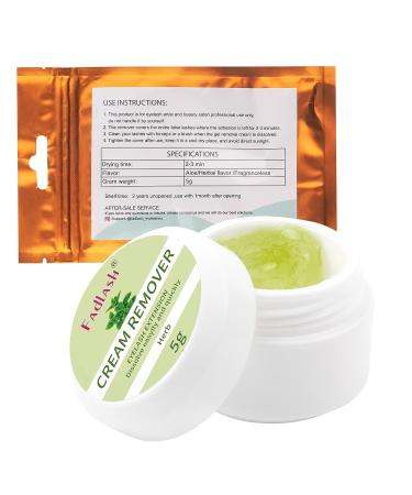 Lash Glue Remover Cream | Professional Mild Eyelash Extension Dissolver - Original Herb Formula 5g - Buy Online on GoSupps.com