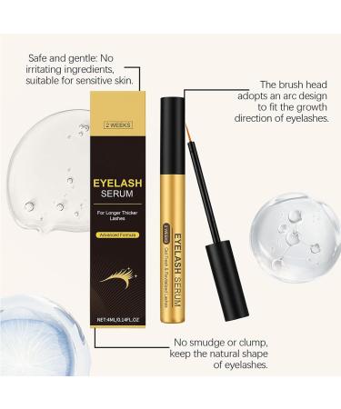 Eyelash Stimulator - Eyelash Curling Lotion - Natural Strengthening Conditioner for Longer and Curled Eyelashes - Ideal for Women Girls Mothers and Lovers - Buy Online on GoSupps.com