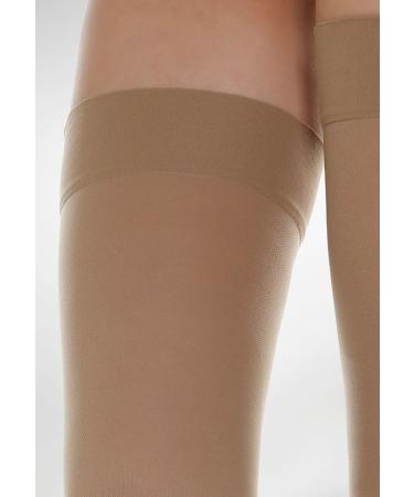 Relaxsan Basic 960A XL Black Open-Toe Firm Support Stockings 22-27 mmHg for Garter Belts - 280 Denier | Shop Now - Buy Online on GoSupps.com