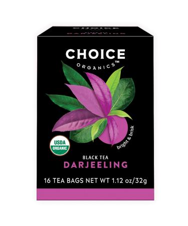 Choice Organic Teas Black Tea Darjeeling 16 Tea Bags 1.12 oz (32 g)