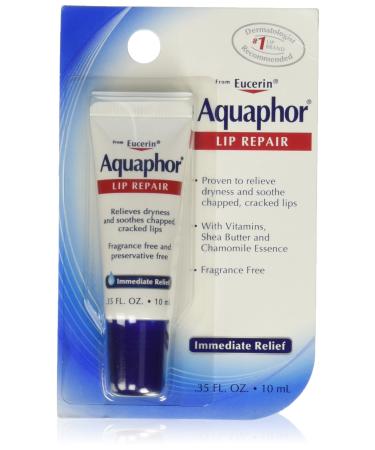 Aquaphor Lip Repair 0.35 Ounce (Pack of 6)
