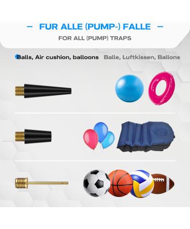 WATSABRO Bicycle & Car Valve Adapter Set Universal Compressor & Air Pump Adapters for French Valves - Buy Online on GoSupps.com