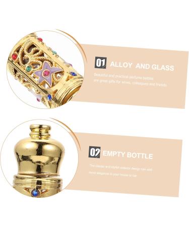 Housoutil Essential Oil Empty Bottle Essence Bottle Essential Oil Perfume Vintage Aromatherapy Bottle Perfume Bottle Spice Container Retro Decor Mini Perfume Spray Glass Travel Lecythus - Buy Online on GoSupps.com