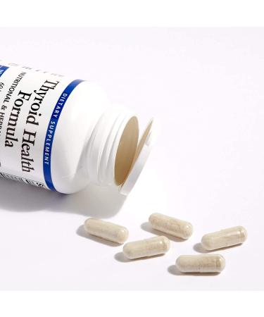 Natural Factors Thyroid Health Formula - 60 Vegan Capsules for Optimal Thyroid Support - Buy Online on GoSupps.com