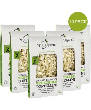 Mr Organic - Mr Organic Vegetable Tortellini 250g - Non GMO & Preservative Free - Vegan - for Easy Home Cooking - Buy Online on GoSupps.com