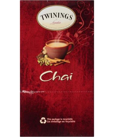 Twinings Chai Tea K-Cups for Keurig | Sweet & Savoury Cinnamon Cardamom Cloves & Ginger | 12 Count (Pack of 6) | Enjoy Hot or Iced Chai 12 Count (Pack of 6) - Buy Online on GoSupps.com