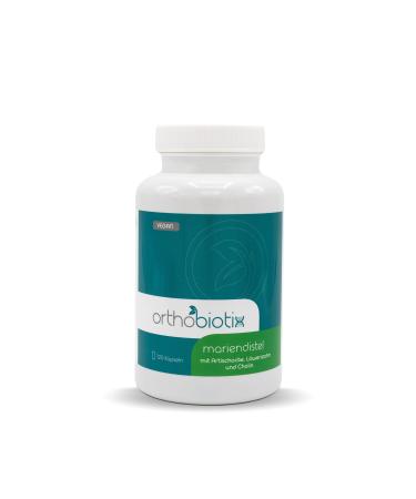 Orthobiotix Mary thistle - with choline artichokes and dandelion extract - 120 capsules - vegan - vary thistle complex with plant extracts highly dosed