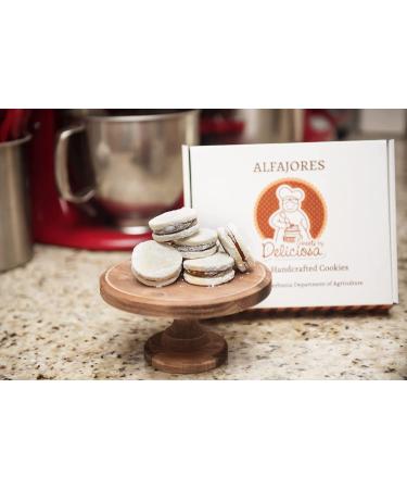 Deliciosa Alfajores Sweets - 12 Cookie Box with Dulce de Leche Filling - Buy Online on GoSupps.com