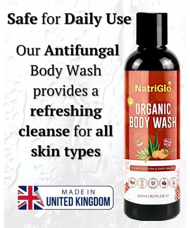 NatriGlo Organic Tea Tree Body Wash for Sensitive Skin Ringworms Itch Body Odour| Natural Body Wash for Dry Skin |Shower Gel for Women & Men - Buy Online on GoSupps.com