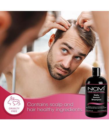 Navi Hair Loss Shampoo - DHT Blocker with Biotin & Vitamin E - Paraben & Sulfate Free - Hair Regrowth for Men & Women - 16 oz - Buy Online on GoSupps.com