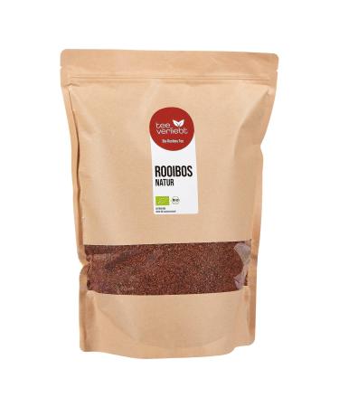 FRUTEG Organic Rooibos Tea Without aromesps 1kg | Loser red Bush Tea in The Finest Leaf Quality | Natural & Caffeine Free Tea Enjoyment | from Certified Organic Farming | 1000 g