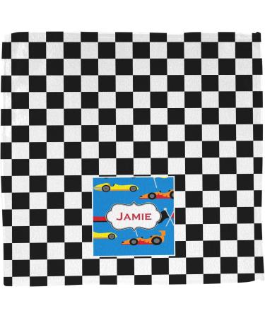 Personalized Checkers & Racecars Washcloth - YouCustomizeIt | Customizable Gifts for Kids - Fast International Shipping - Buy Online on GoSupps.com