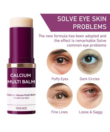 MOONGAZE Calcium Multi-Balm Stick Korean Skin Firming Treatment for Face Eyes & Neck Hydrating Collagen + Vitamin D/E Almond Formula All Skin Types 1 - Buy Online on GoSupps.com