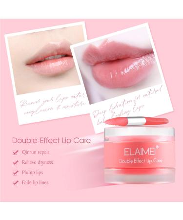 Strawberry Lip Scrub & Sleeping Mask for Overnight Moisture & Repair | Lip Treatment for Peeling, Chapped Skin | Lip Primer & Repair Balm - Buy Online on GoSupps.com