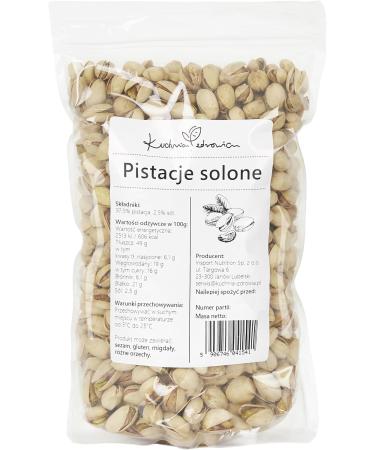 Kuchnia Zdrowia - Salted Pistachios - Natural - Delicious Snack - High Quality - Leak Proof Packaging with Zipper - Doypack: (200 Grams) - Buy Online on GoSupps.com