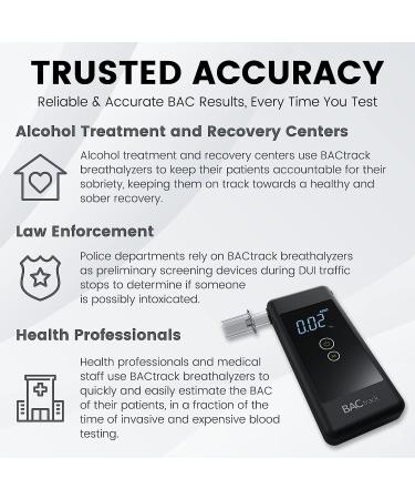BACtrack Trace Breathalyzer | Professional-Grade Accuracy | DOT & NHTSA Compliant | Portable Alcohol Tester - Buy Online on GoSupps.com