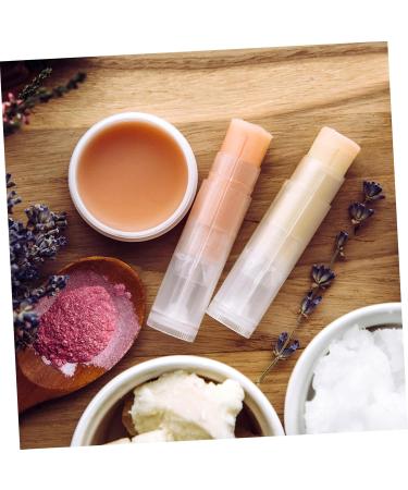  Anneome Anneome 50 Transparent Lip Balm Tubes Push Wheel Dispensing System Refillable Lip Gloss Containers for DIY Make Up Travel Use - Buy Online on GoSupps.com