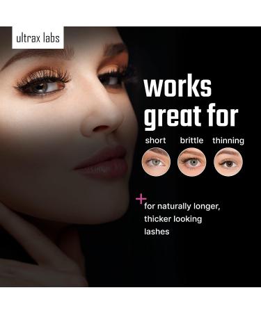 Ultrax Labs Eye Lash Surge - Clinically Proven Eyelash Growth Serum for Fuller & Thicker Lashes - Buy Online on GoSupps.com