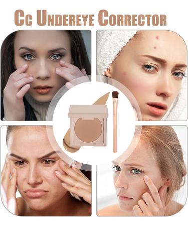  Naqqios Under-eye color corrector concealer cream | Lightweight concealer cream long-lasting moisturizing matte corrector full-coverage natural under-eye corrector - Buy Online on GoSupps.com