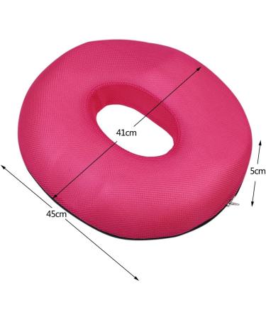 Irish Donut Cushion for Hemorrhoids Prostate Pregnancy - Premium Comfort Foam Pillow (Rose Red) - Buy Online on GoSupps.com