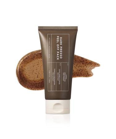 WONDER BATH Dark Presso Peel Off Facial Mask with Coffee Extract - Face Exfoliator Scrub Blackhead Remover Pore Refining All Skin Types 4.06FL.OZ