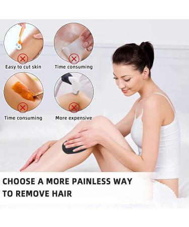 Crystal Hair Remover | Nano Hair Removal Stone for Women | Smooth Skin Without Shaving - No Stubble Effect (Black) - Buy Online on GoSupps.com