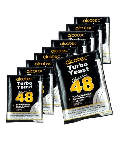 AlcoTec 10 x Turbo Yeast Classic 48-20% in 5 days