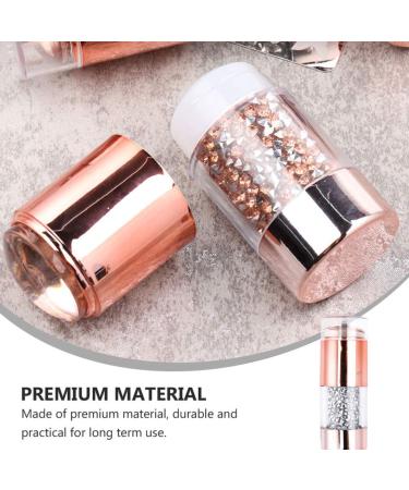 FRCOLOR 4Pcs Nail Art Stamper Set | Colorful Rhinestone & Jelly Clear Nail Art Tools for Perfect Manicure - Buy Online on GoSupps.com