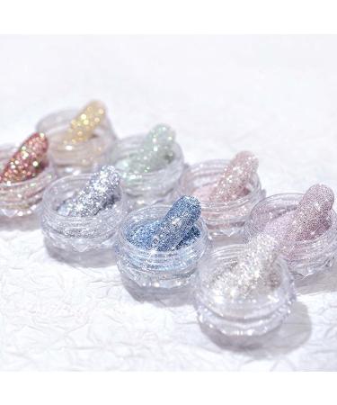 Buy Shiny Quick Dry Glitter Nail Drill Powder - Diamond Crystal DIY Manicure Art for Women & Girls | Color 3 - International Shipping Available - Buy Online on GoSupps.com