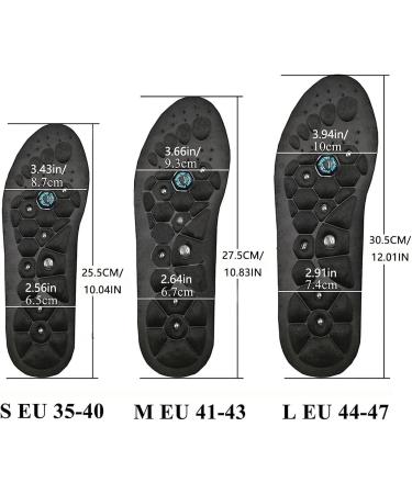 Buy Acupressure Insoles - Magnetic Orthopedic Insoles for Men & Women | Reflexology Comfort (2 Pairs Large) - International Shipping - Buy Online on GoSupps.com