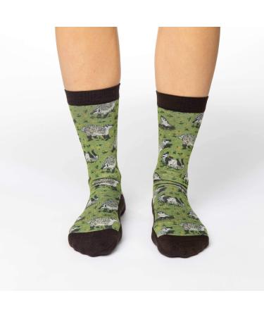 Good Luck Sock Women's American Badger Socks - Green Size 38-42 | International Shipping Available - Buy Online on GoSupps.com